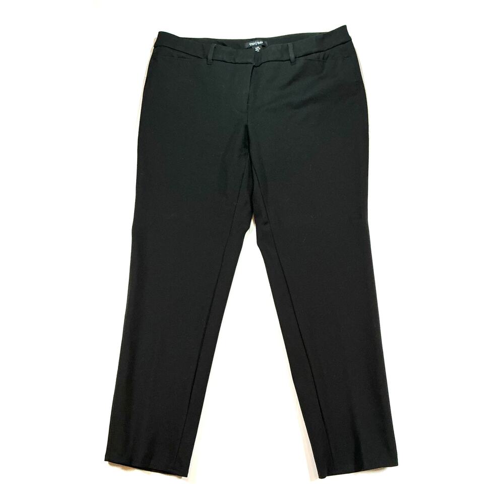 White House Black Market Ponte Mid-Rise Slim Ankle Pants 14L